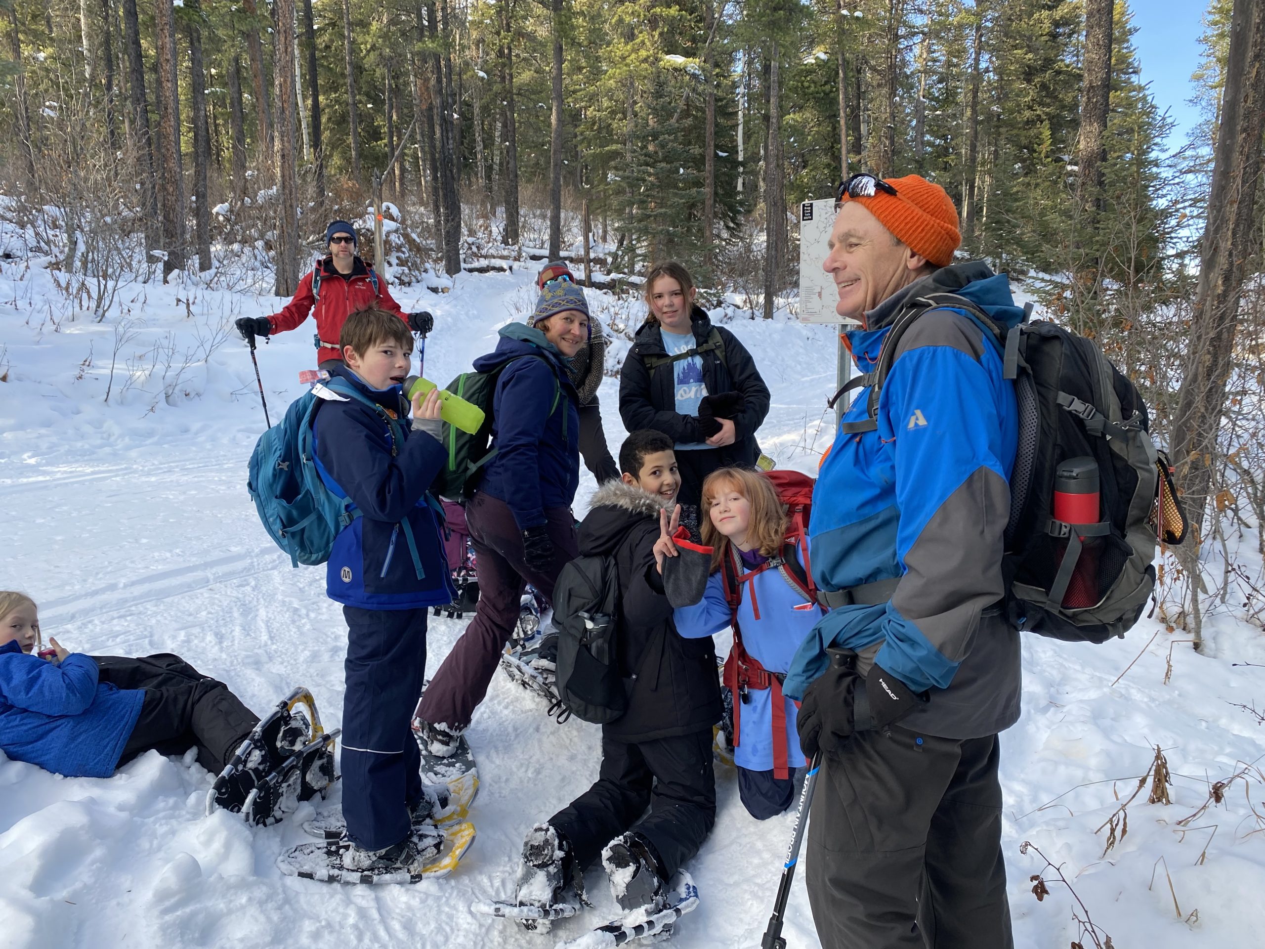 West Bragg Creek Snowshoeing